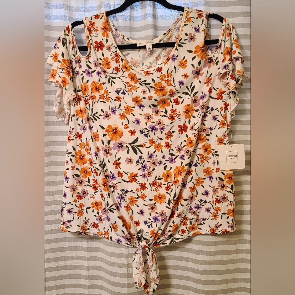 Womens cold shoulder top